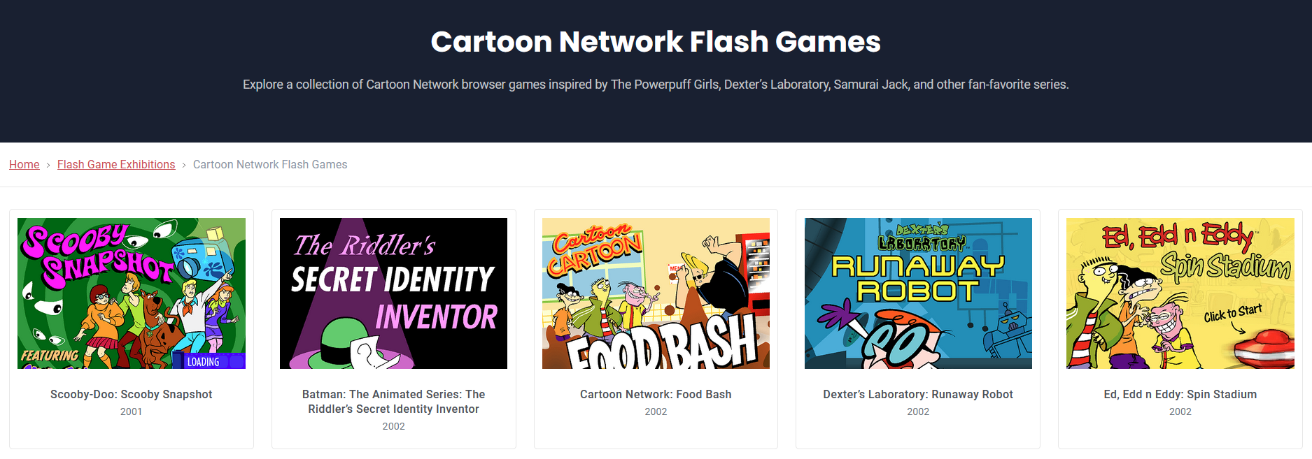 Cartoon Network Flash Games