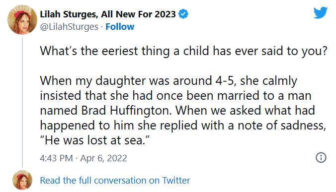 Twitter Eerie Child Saying
