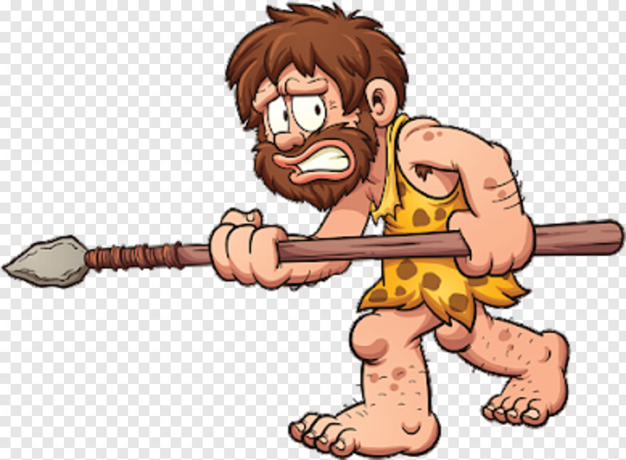 Caveman With Spear