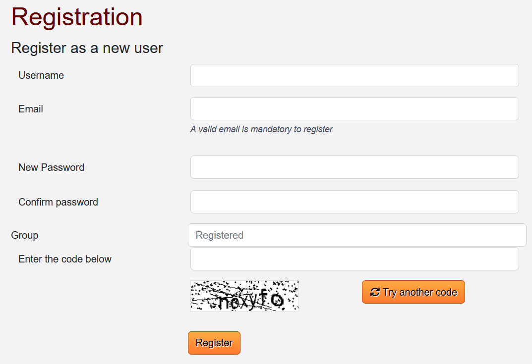 Misterika Registration
