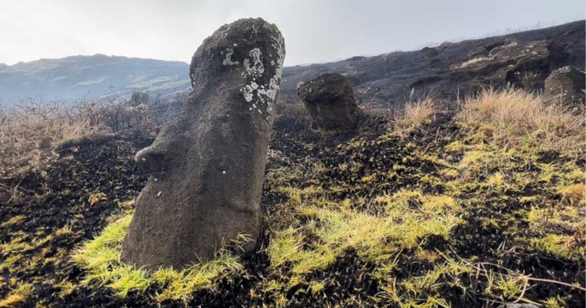 Easter Island Fire
