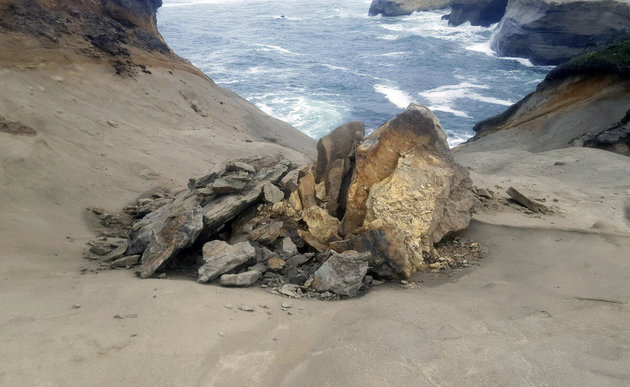 Ancient Rock Formation Destroyed
